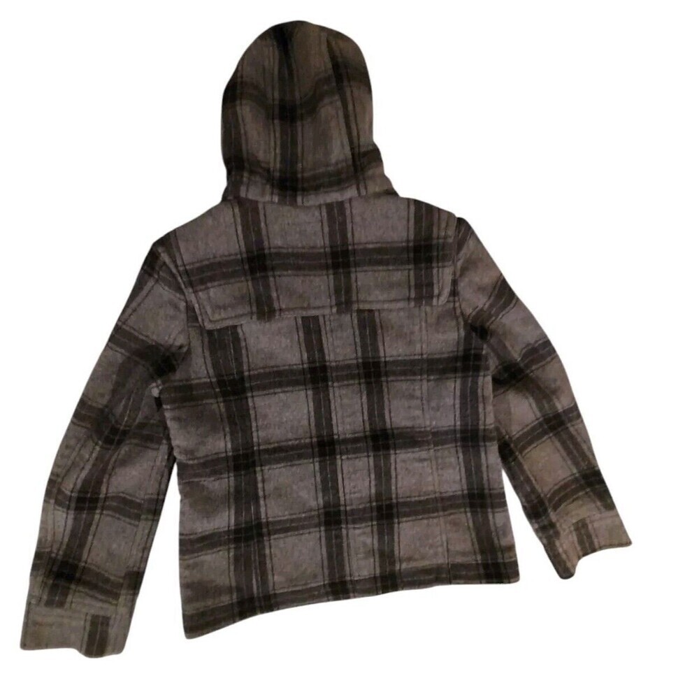 AEROPOSTALE Eighty Seven Women's Size L Gray/Black Jacket Hooded Coat - Picture 5 of 8